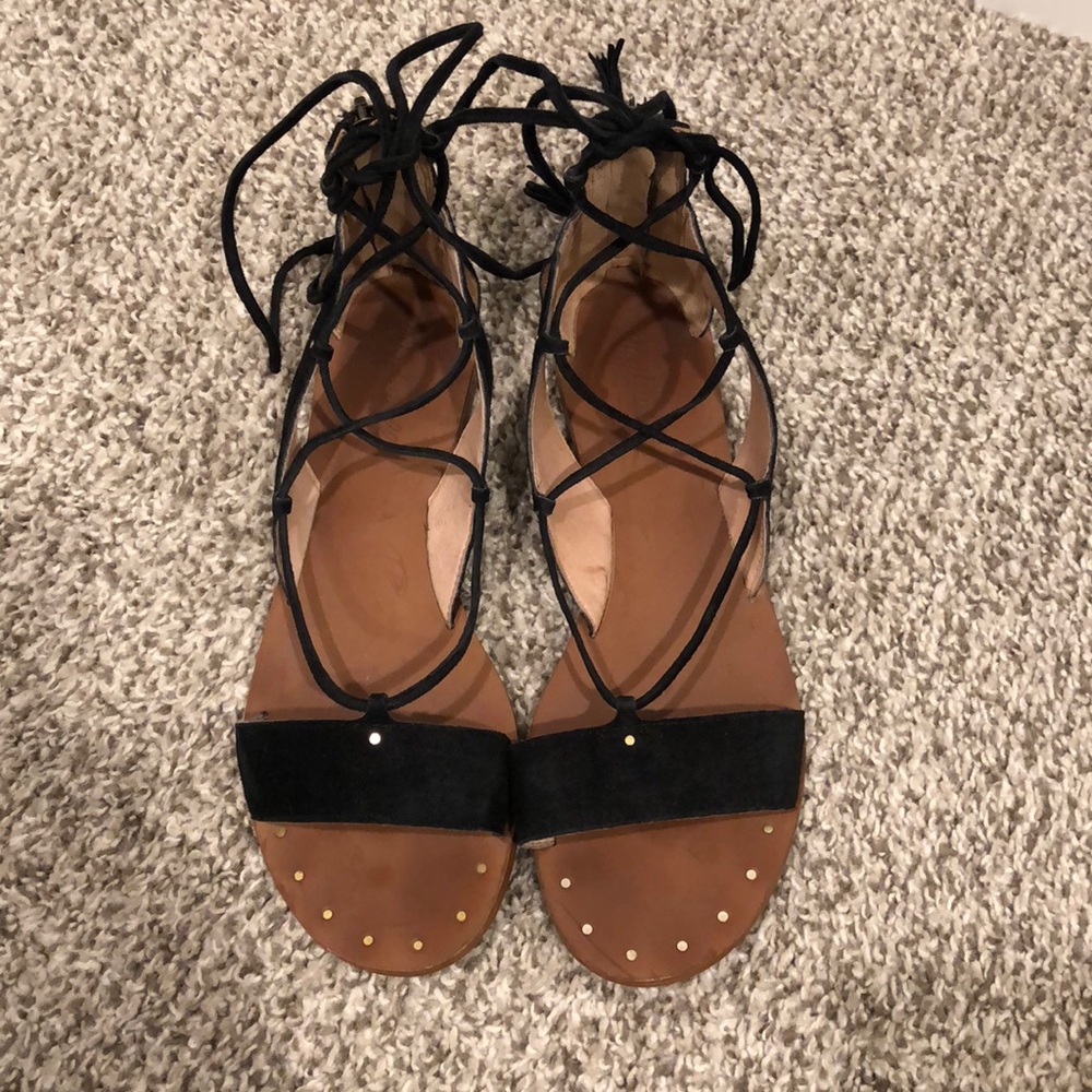 Madewell Lace Up Sandals